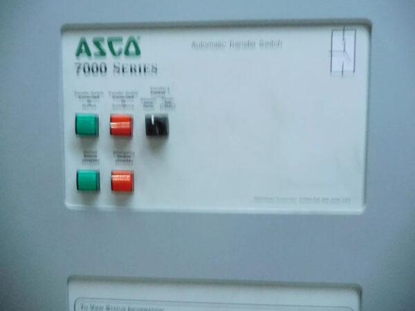 ASCO 7000 SER AUTOMATIC TRANSFER SWITCH G7ATSC31600N5XC 1600A 480Y/277V 3P 3PH B