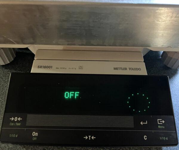 Mettler Toledo SR16001 Delta Range Balance Top Loading Scale FOR PARTS REPAIR