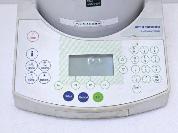 METTLER TOLEDO DL38 Karl Fischer Titrator (No Power Supply) (For Parts use Only)