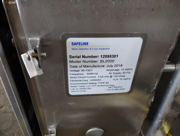 Parts not Working 2018 METTLER TOLEDO v48 SAFELINE METAL DETECTOR Freight