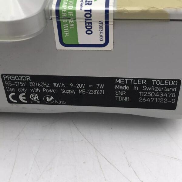 Mettler Toledo PR503 Delta Range Analytical Balance UNTESTED PARTS REPAIR A