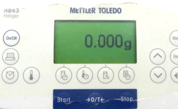 METTLER TOLEDO HB43 Halogen Moisture Analyzer, FOR PARTS/ REPAIR