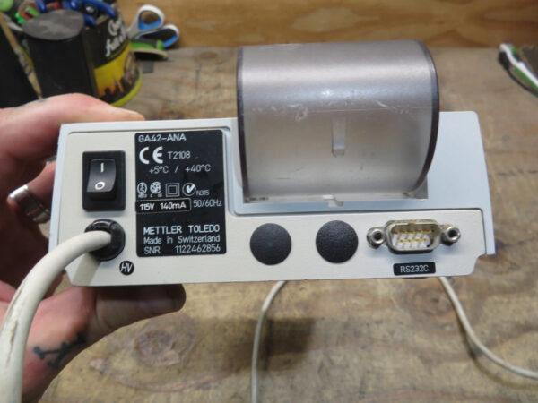 LOT OF 2 Mettler Toledo RS-P42 Printer + GA42 AS IS POWER TESTED PARTS REPAIR