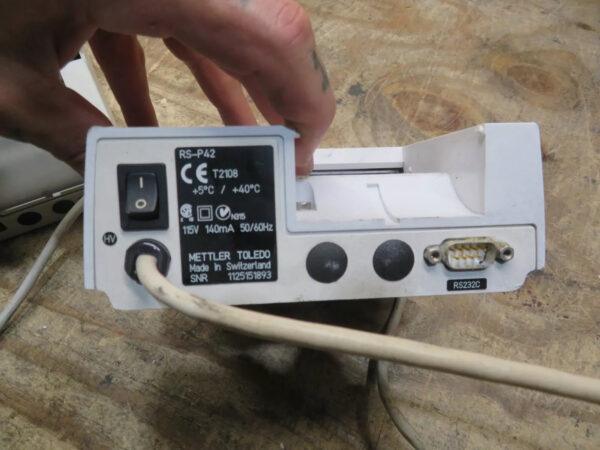 LOT OF 2 Mettler Toledo RS-P42 Printer + GA42 AS IS POWER TESTED PARTS REPAIR