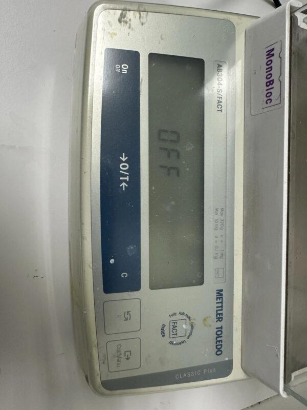 Mettler Toledo AB304-S/FACT Analytical Balance – Parts