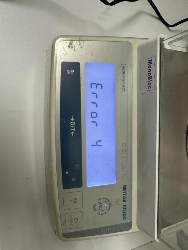 Mettler Toledo AB304-S/FACT Analytical Balance – Parts