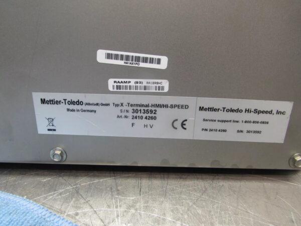 METTLER TOLEDO 24104260 , X-TERMINAL- HMI/HI-SPEED DISPLAY, PARTS ONLY!
