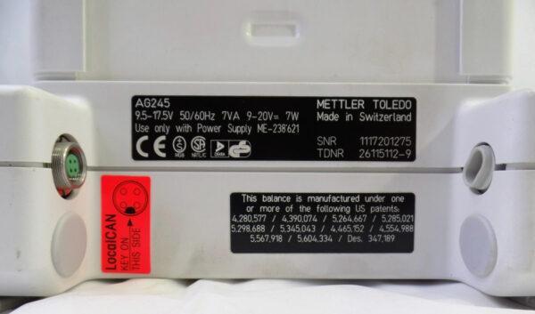 Mettler Toledo Lab Scale Model AG245, For Parts/ Repair