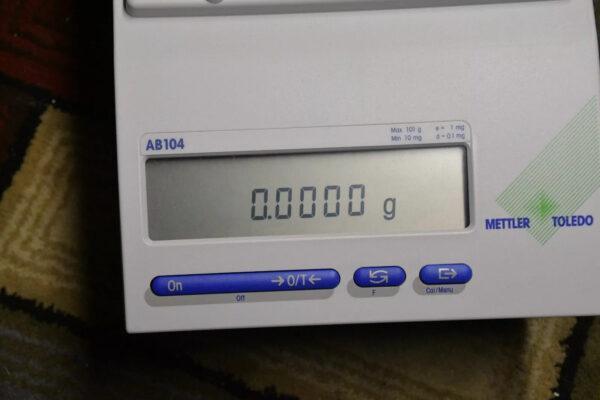 For Parts/Repair Mettler Toledo AB104 Analytical Balance 101g x 0.1mg