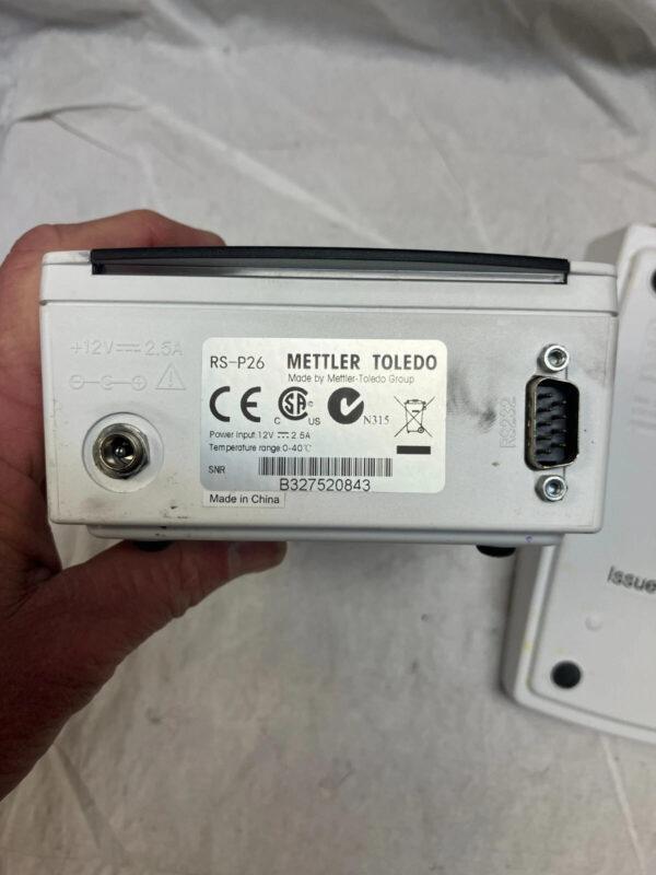 2 METTLER TOLEDO RS-P26 / RS P26 Laboratory Scale / Balance Printer FOR PARTS