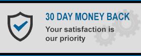 30 Day Satisfaction Guarantee