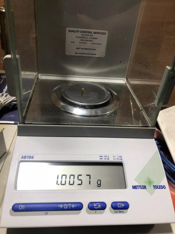 Mettler Toledo AB104 Analytical Balance .1mg (w/ 30 Day Parts & Labor Warranty)