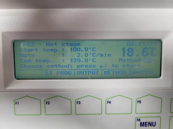 Mettler Toledo FP90 Central Processor with FP82HT Hot Stage Parts (Powers On)