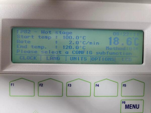 Mettler Toledo FP90 Central Processor with FP82HT Hot Stage Parts (Powers On)