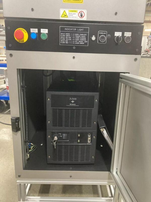 Refurbished Worx Machinery ME1-0190 Keyence MD-F3200C Laser Marking Machine