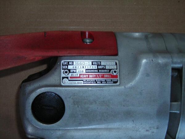 SUNNEN (MILWAUKEE) CH-168 / AN-1060 DRILL MOTOR & CH-75 MANDREL DRIVER ADAPTER