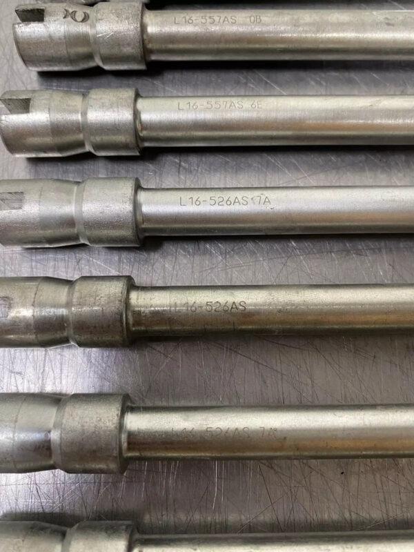 Lot 10 Sunnen L Series L16 Hard Steel Honing Mandrel (No Wedge)