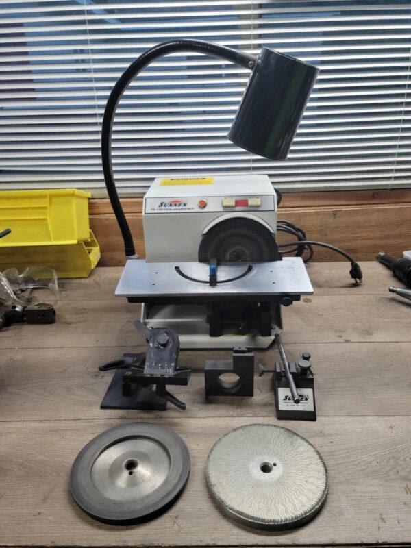 SUNNEN TOOL SHARPENER TS 100K W/ VSC SHARPENING FIXTURE + WHEELS VSC 50 / 100