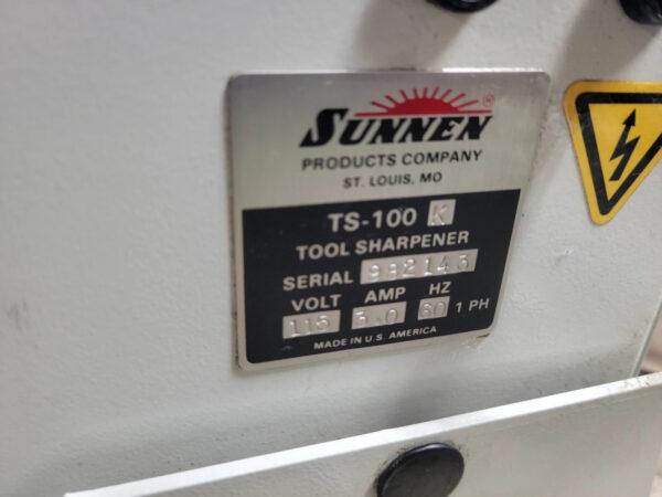 SUNNEN TOOL SHARPENER TS 100K W/ VSC SHARPENING FIXTURE + WHEELS VSC 50 / 100