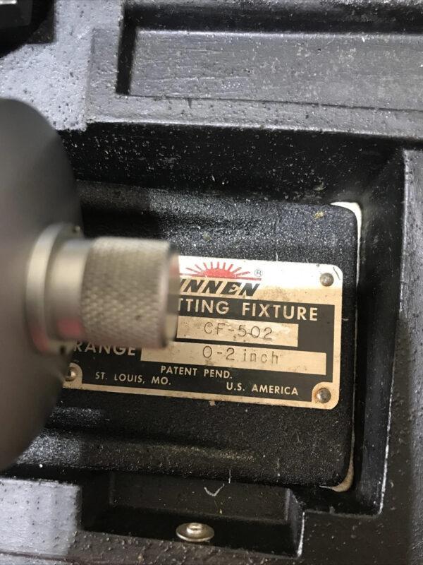 Sunnen CF-502 Bore Gage Setting Fixture in case