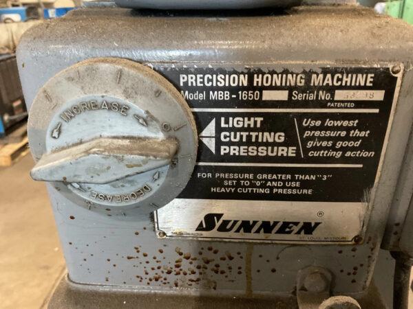 SUNNEN MODEL MBB-1650 HONING MACHINE MBB-1650K/C WORKING! 130AA