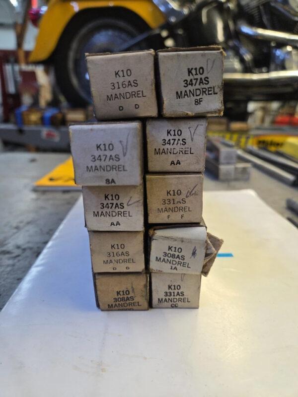 Sunnen K10 Honing Mandrel w/ Wedge Lot READ DESCRIPTION ** 11 Mandrels **