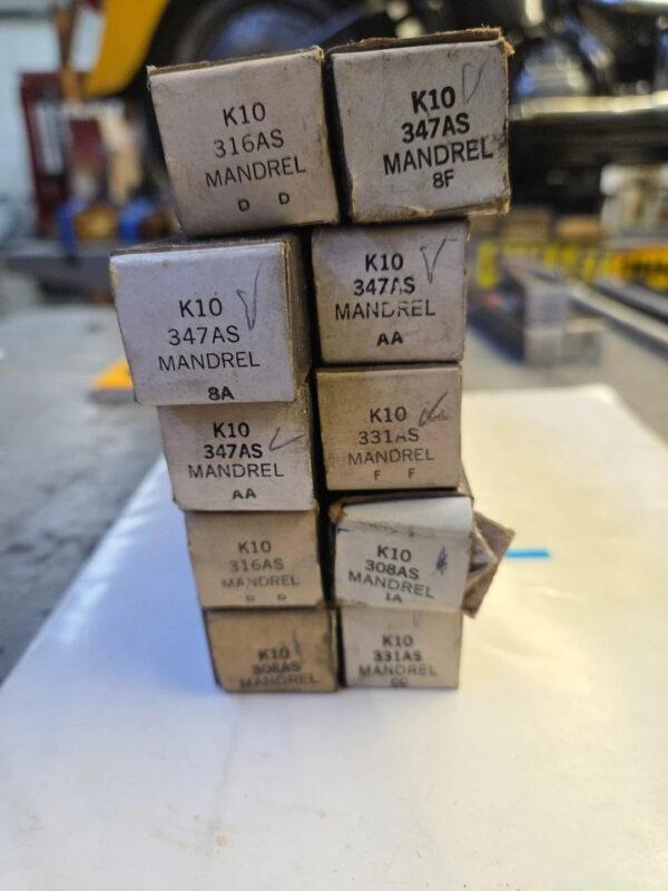 Sunnen K10 Honing Mandrel w/ Wedge Lot READ DESCRIPTION ** 11 Mandrels **