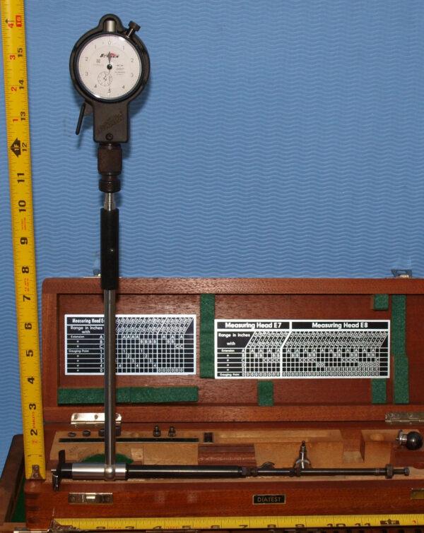 SUNNEN GR-3000 BORE GAGE + 32 DIATEST PROBES & SET RINGS + 3 GAGE HEADS .057-13″