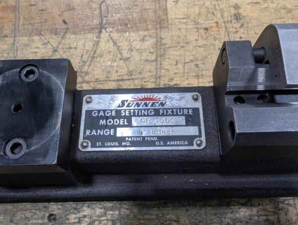 SUNNEN CF-1000 SETTING GAGE FIXTURE 2-8″