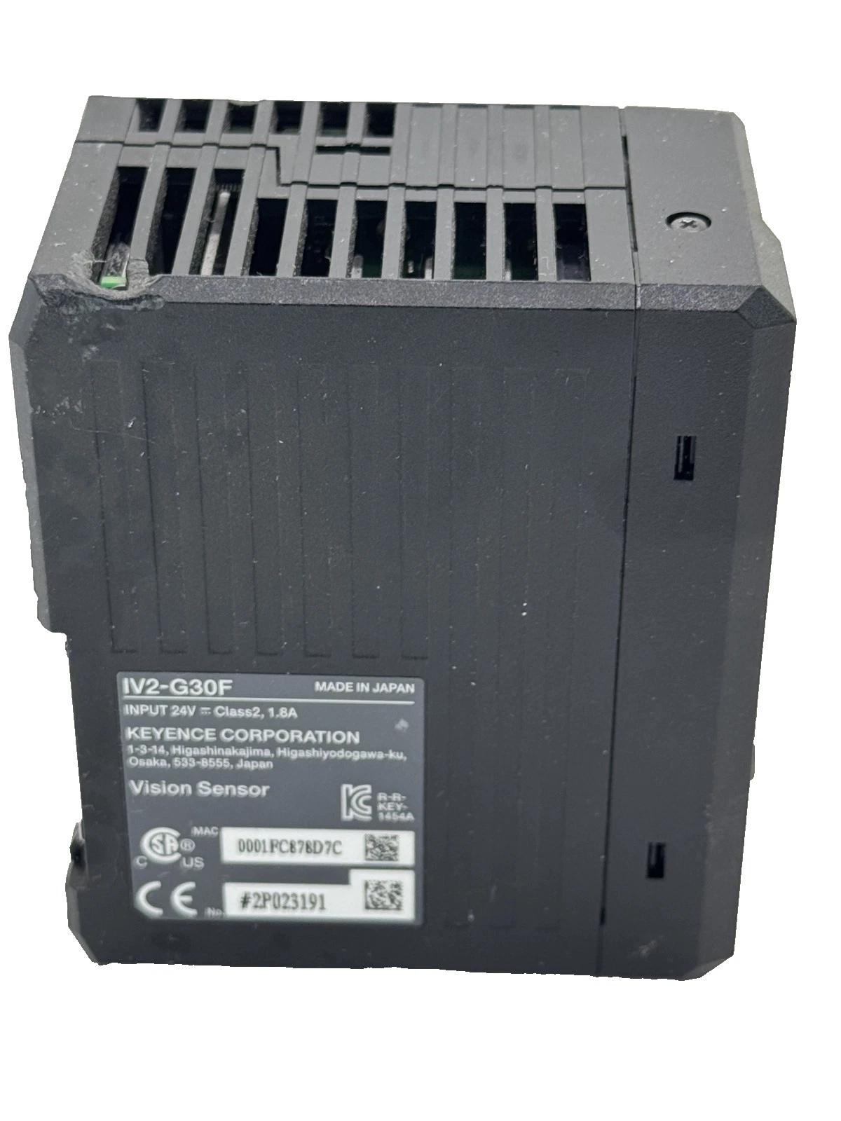 Keyence IV2-G30F VISION SENSOR 24V CLASS 2 1.8A AUTOMATION CNTRL JAPAN IV2G30F