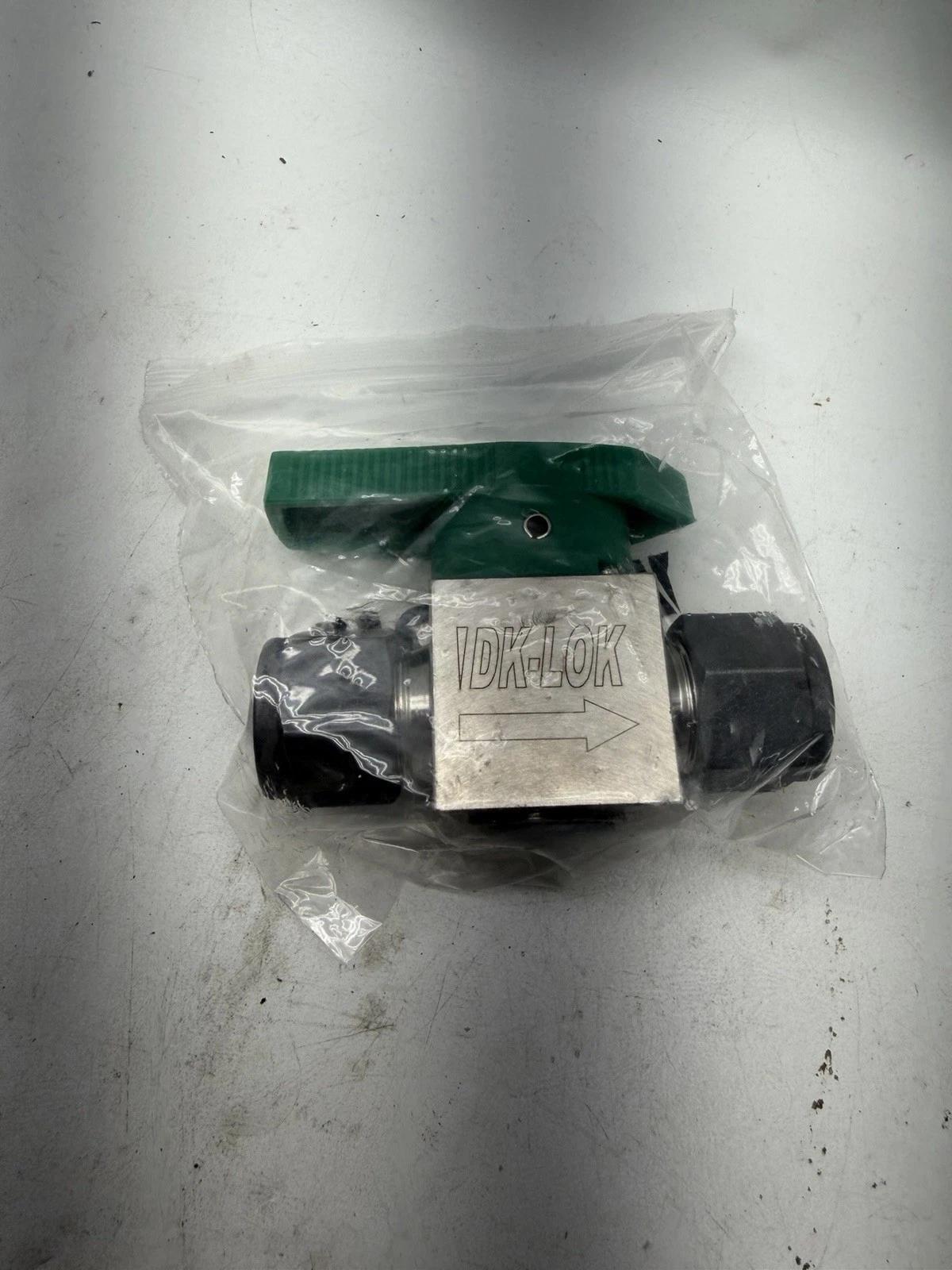 DK-Lok V23B-D-8T-S 1/2″ Instrument Plug Valve 316 SS SWAGELOK Equivalent