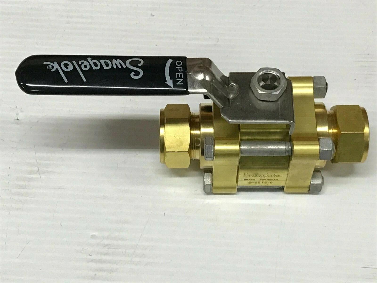 Swagelok B-65TS16 Series 60 1″ Compression Brass Ball Valve