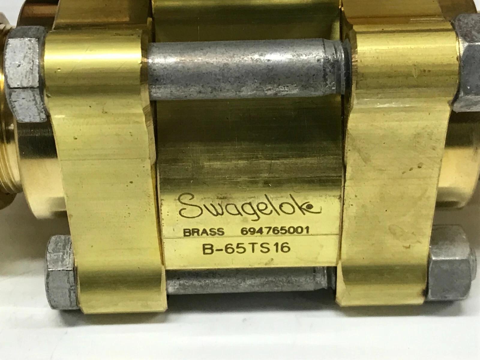 Swagelok B-65TS16 Series 60 1″ Compression Brass Ball Valve