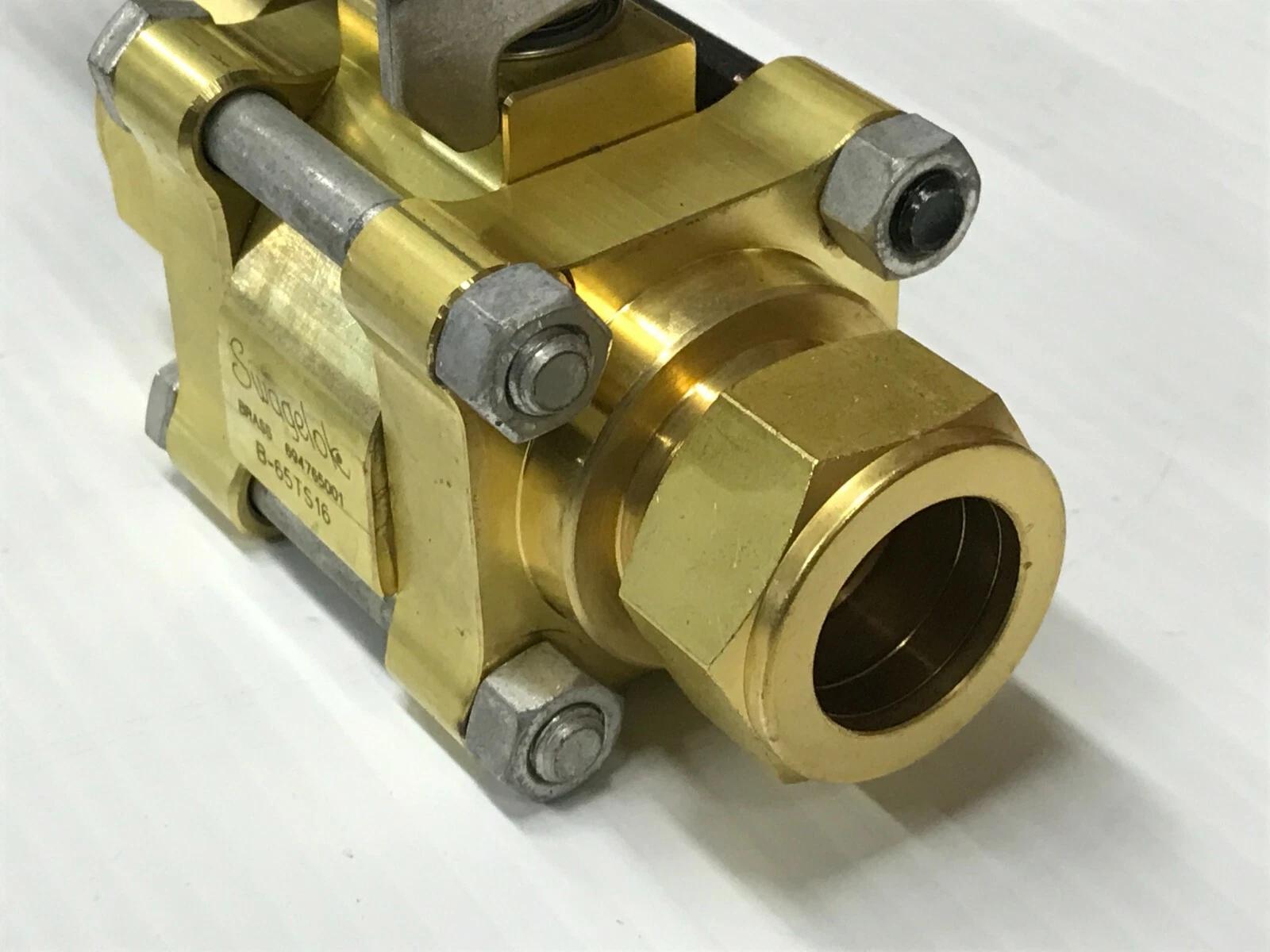 Swagelok B-65TS16 Series 60 1″ Compression Brass Ball Valve