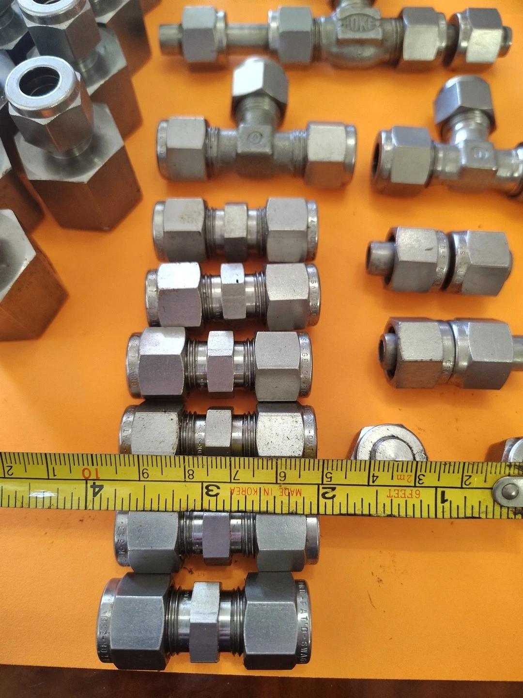 Swagelok – Hoke Stainless Steel Compression Fittings Elbow Tee Straight Lot