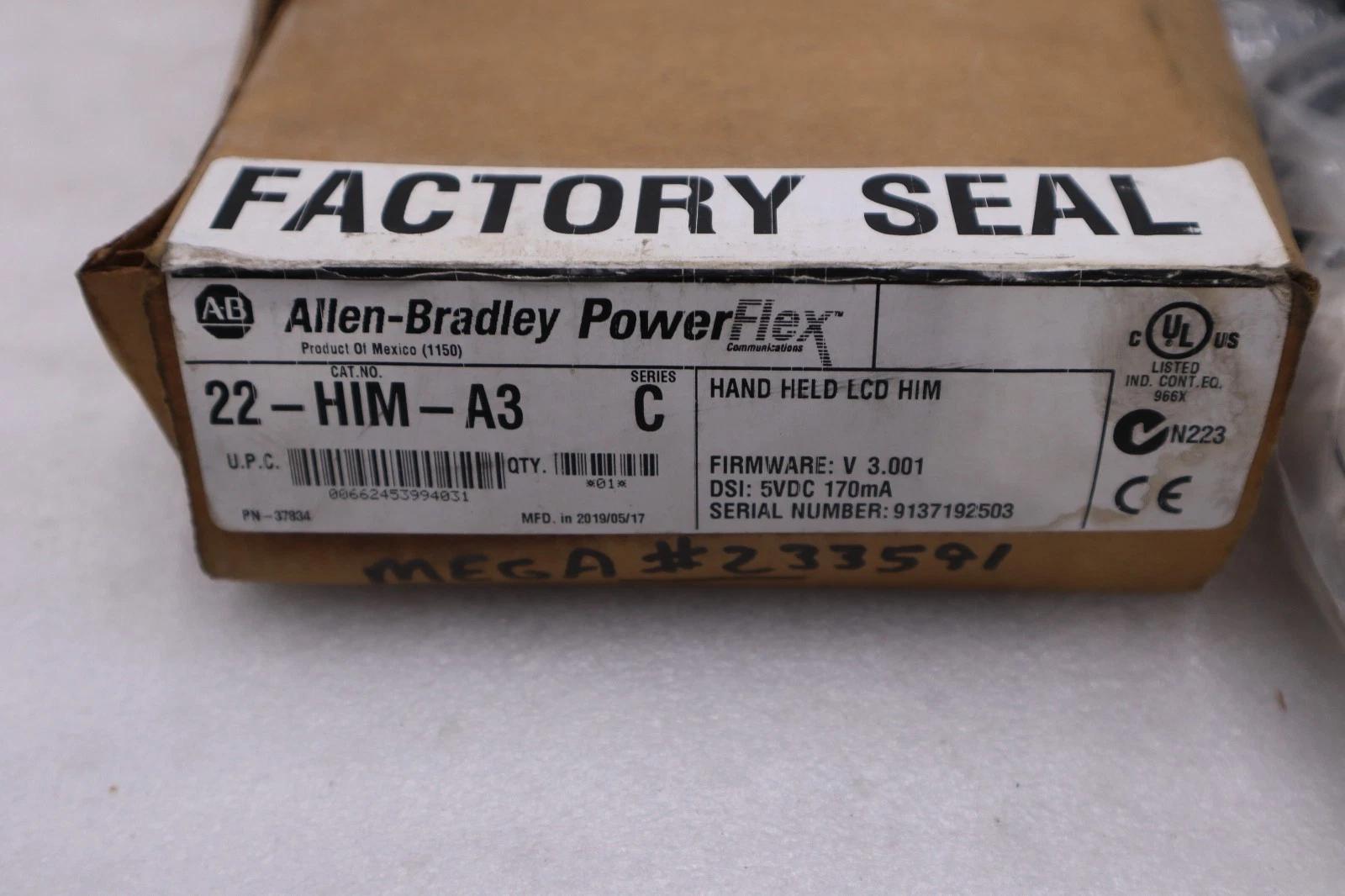 ALLEN BRADLEY 20-HIM-A3 SER. C 12VDC F/W 3.001 – STOCK GF268