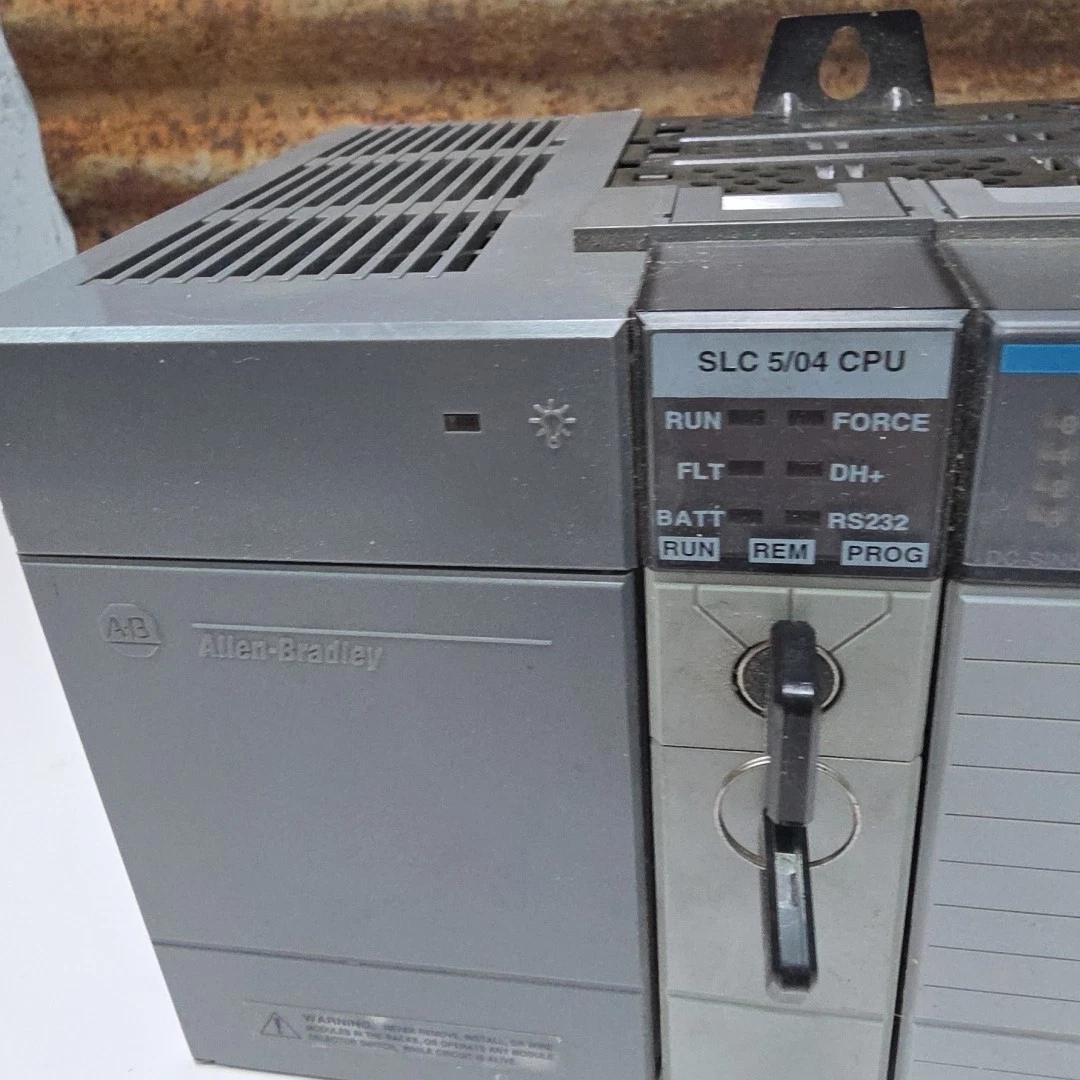Allen Bradley SlC500 7-Slot Rack 1746-A7 1747 L541 CPU DC Sink Input 3x Output3x