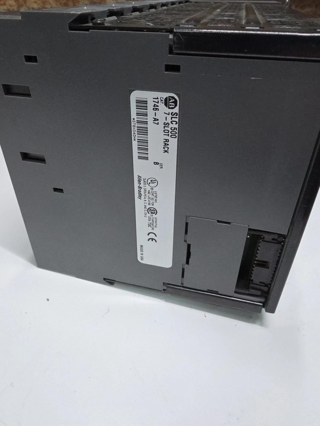 Allen Bradley SlC500 7-Slot Rack 1746-A7 1747 L541 CPU DC Sink Input 3x Output3x