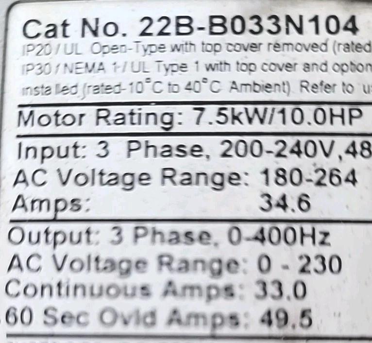 Allen Bradley Powerflex 40