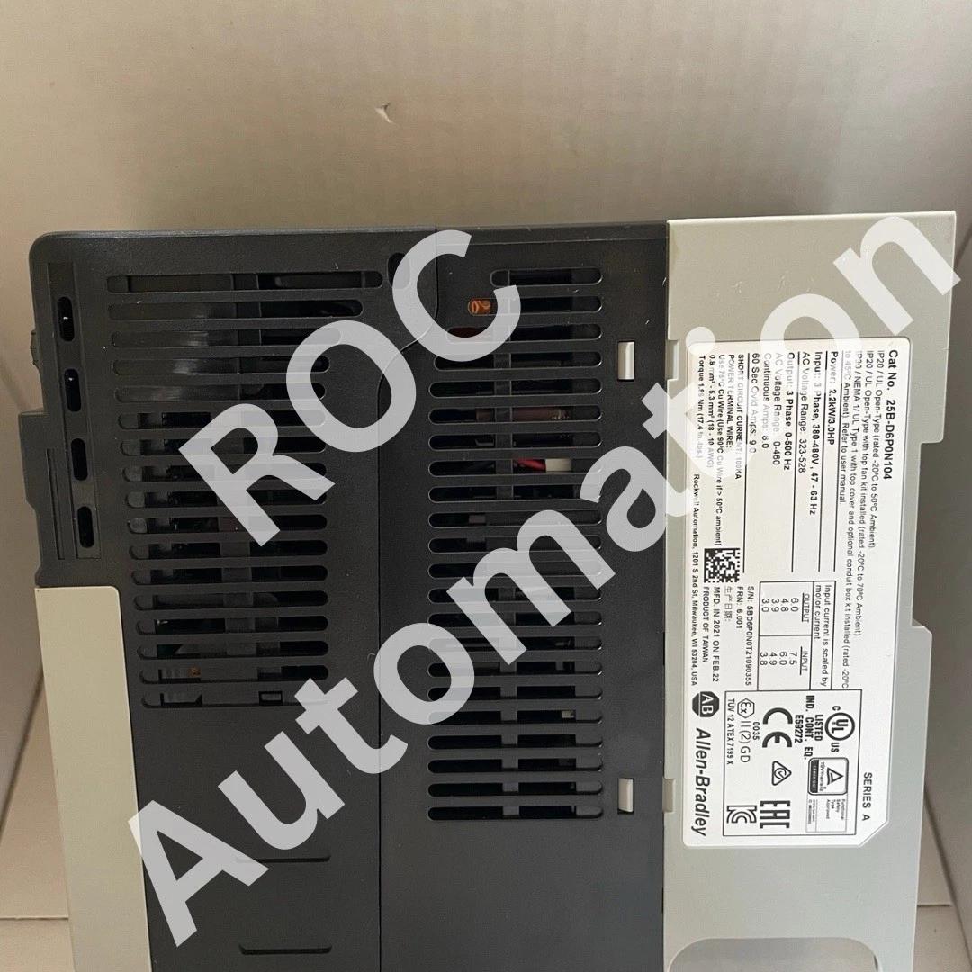 New Allen Bradley 25B-D6P0N104 PowerFlex 525 2.2kW (3Hp) AC Drive