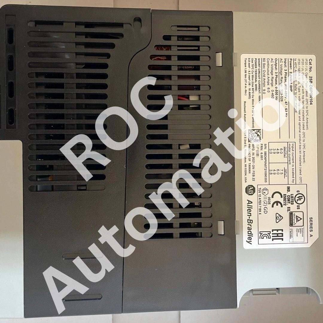 New Allen Bradley 25B-D6P0N104 PowerFlex 525 2.2kW (3Hp) AC Drive