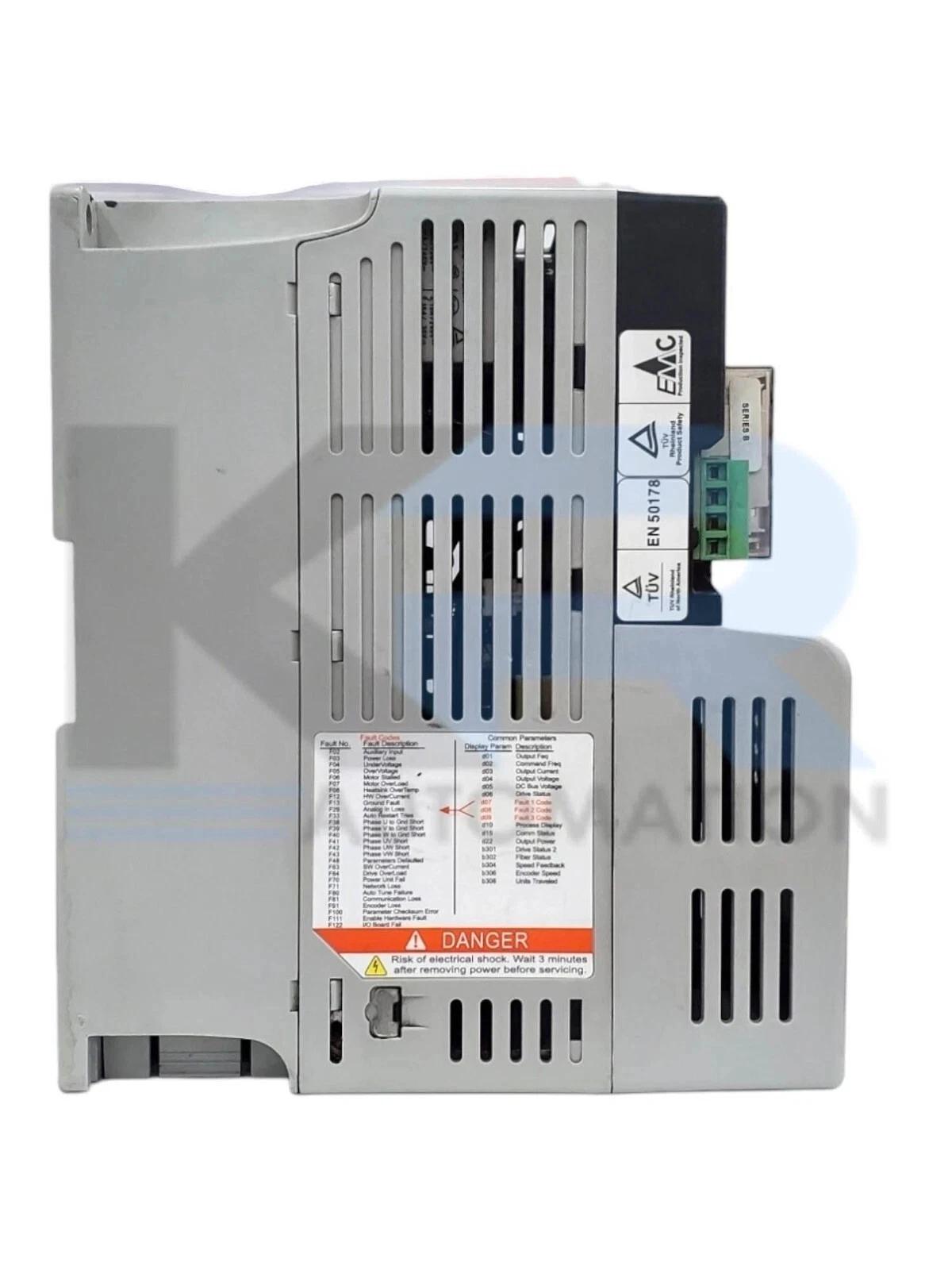 Allen Bradley 22D-D4P0N104 Bulletin 22D PowerFlex 40P 480V 3PH 4A 2HP 63Hz