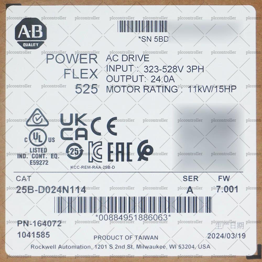 NEW Allen Bradley 25B-D024N114 Allen Bradley PowerFlex 525 AC Drive 11KW 3PH
