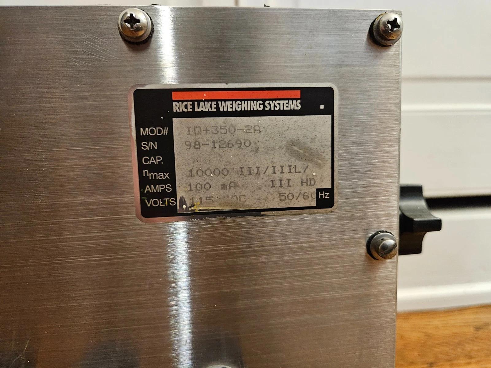 Rice Lake Weighing Systems IQ+350-2A Digital Weight Scale Indicator