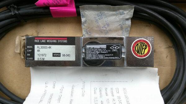 Rice Lake Weighing Systems RL30000-4K, Load cell, P/N:21498 - Ready 2 ...