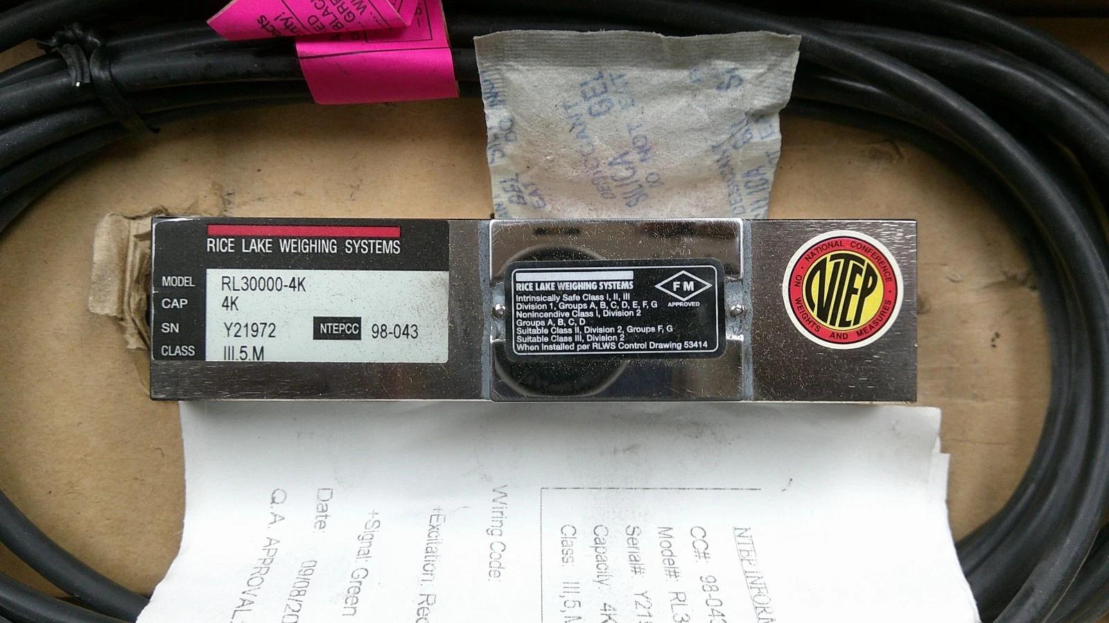 Rice Lake Weighing Systems RL30000-4K, Load cell, P/N:21498