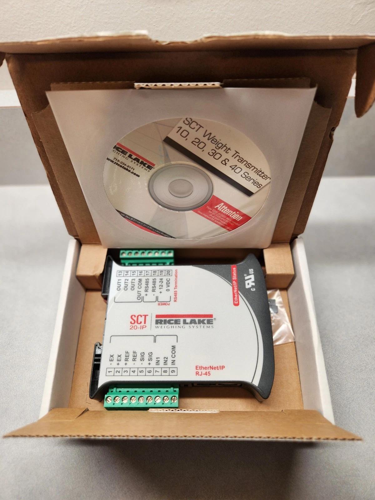 RICE LAKE WEIGHING SYSTEMS SCT20-IPN EtherNet/IP Signal Conditioning Transmitter