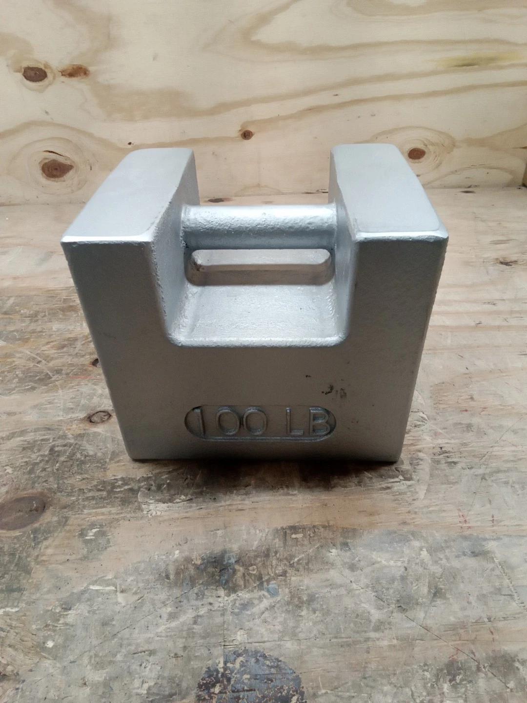 RICE LAKE WEIGHING SYSTEMS 12862 Calibration Weight,100 lb. Nominal Mass 55NA98