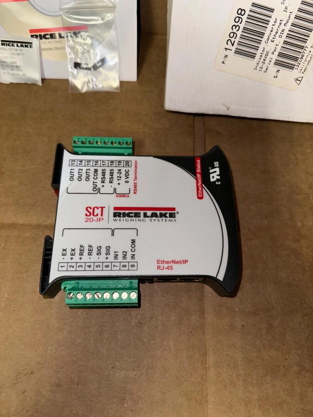 RICE LAKE WEIGHING SYSTEMS SCT20-IPN TRANSMITTER, 12-24 VDC, NEW! MAKE OFFER!