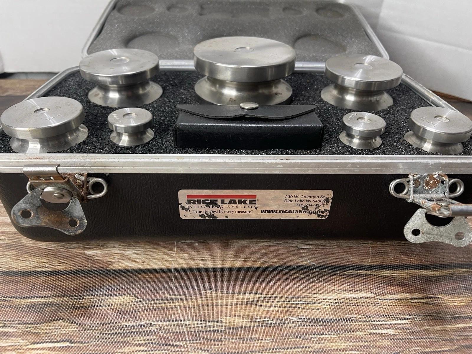 Rice Lake Metric Weighing System. Class F Range 5KG-1 G